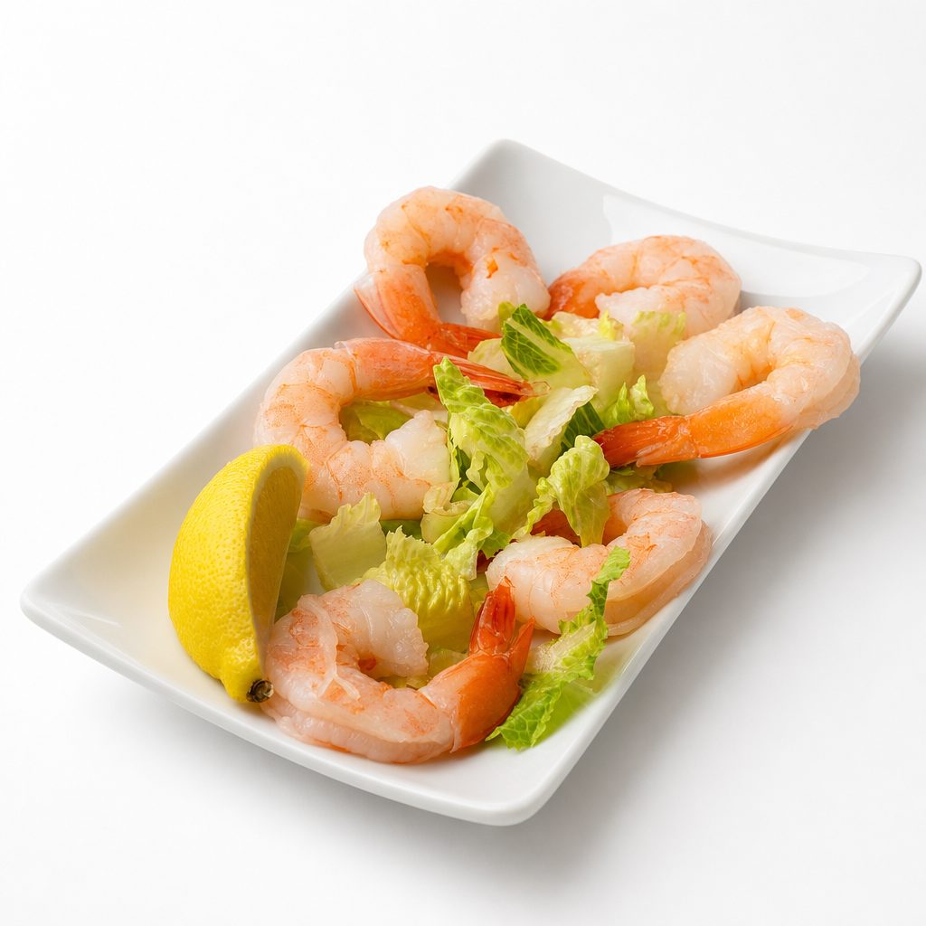 1/2 lb Shrimp Cocktail.