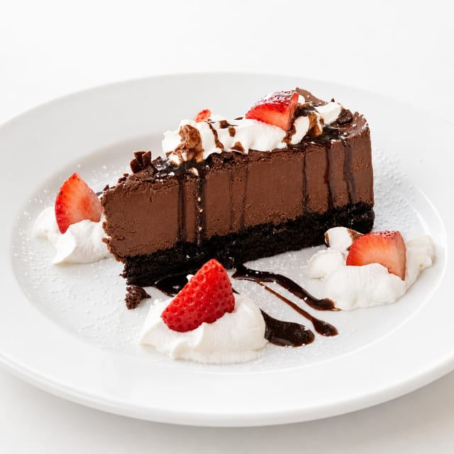 Chocolate Mousse Cake.