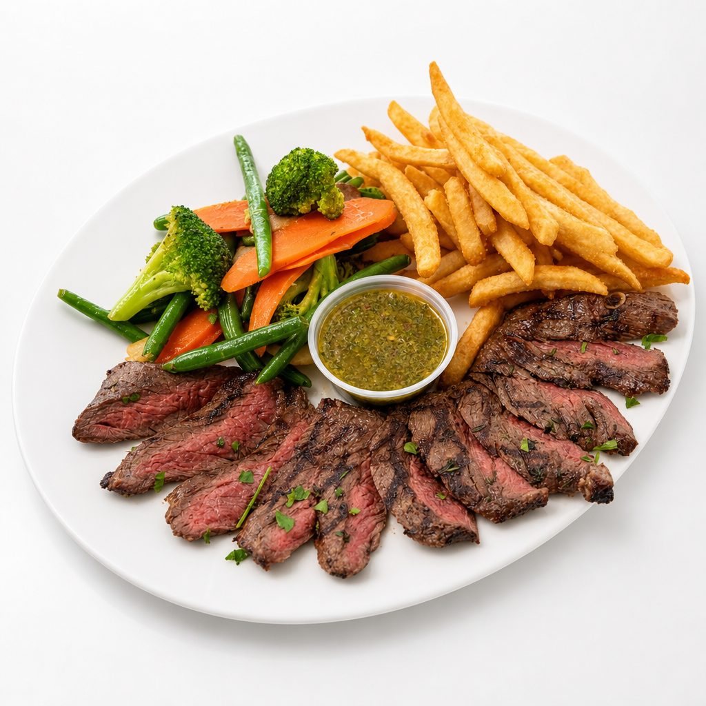 Grilled Skirt Steak.