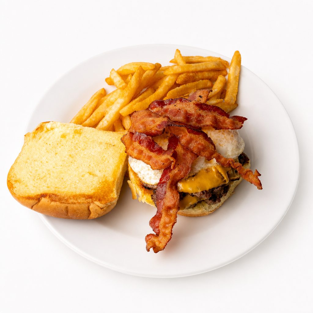 Hang Over Burger.