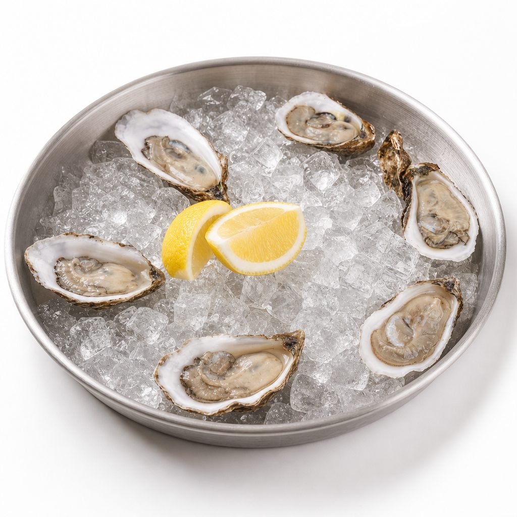 1/2 Dozen Oysters.