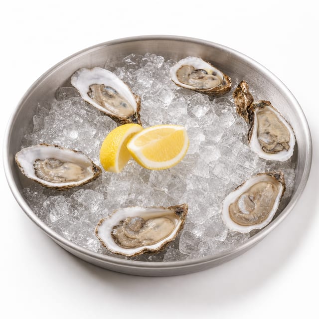 1/2 Dozen Oysters.