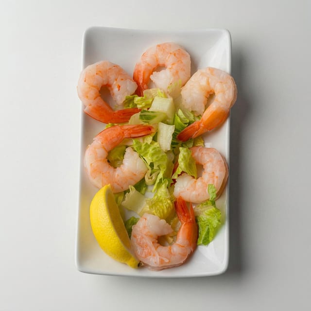 1/2 lb Shrimp Cocktail.