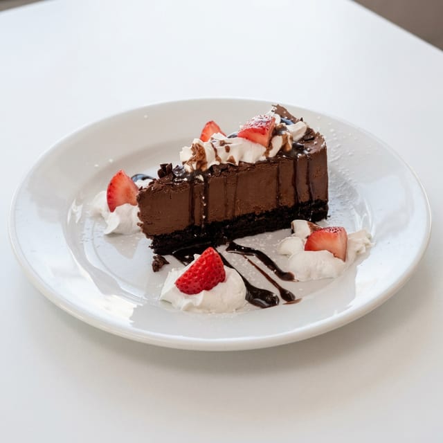 Chocolate Mousse Cake.