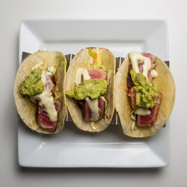 Baha Tuna Tacos.