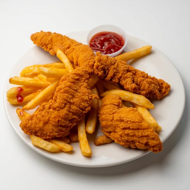 Chicken Fingers & Fries.