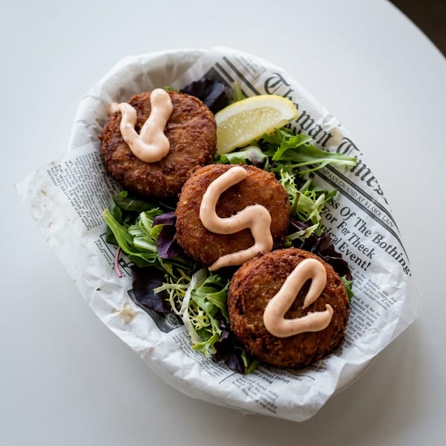 Crab Cake App.