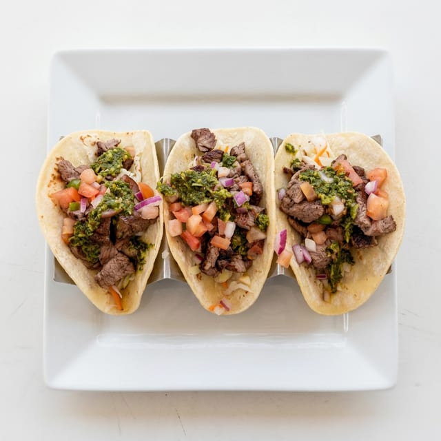 Carne Tacos.