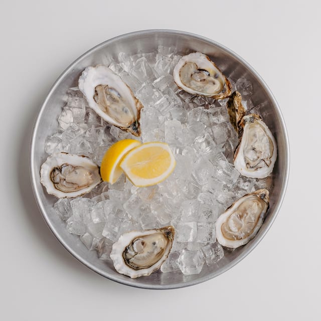 1/2 Dozen Oysters.